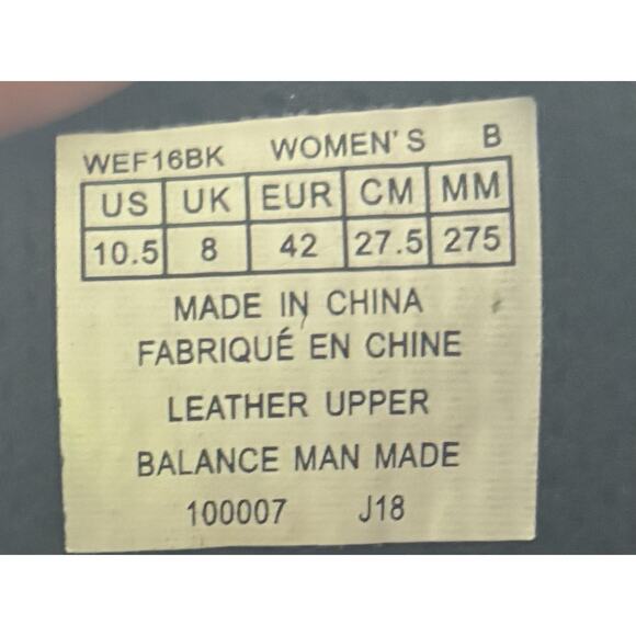 Wmns Vionic Sz 10.5B Arovan Francesca Black Leather Lace Up Oxford Career Shoe - Picture 7 of 7